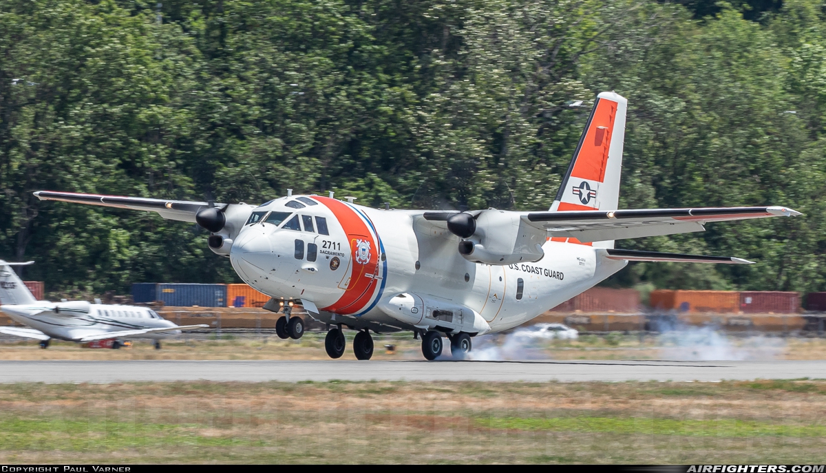 USA - Coast Guard Alenia Aermacchi HC-27J Spartan 2711 at Seattle - Boeing Field / King County Int. (BFI / KBFI), USA