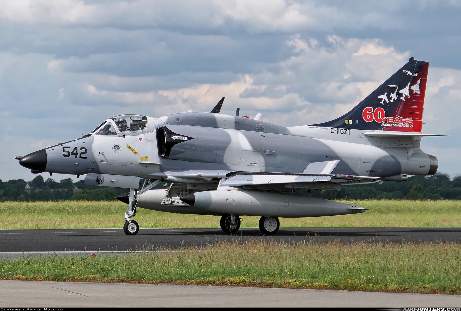Company Owned - Top Aces (ATSI) Douglas A-4N Skyhawk C-FGZT at Schleswig (- Jagel) (WBG / ETNS), Germany