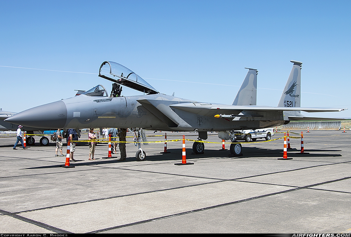 USA - Air Force McDonnell Douglas F-15C Eagle 78-0521 at Moses Lake - Grant County Int. (Larson AFB) (MWH / LRN), USA