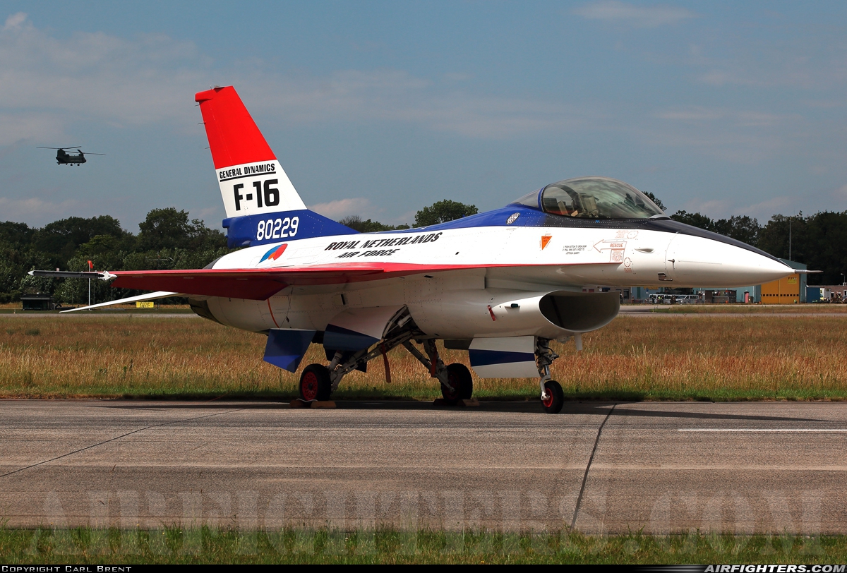Netherlands - Air Force General Dynamics F-16A Fighting Falcon J-229 at Uden - Volkel (UDE / EHVK), Netherlands