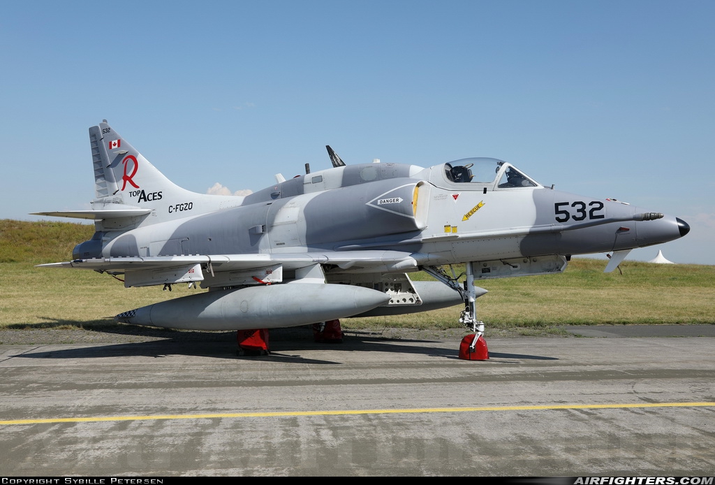 Company Owned - Top Aces (ATSI) Douglas A-4N Skyhawk C-FGZO at Nordholz (- Cuxhaven) (NDZ / ETMN), Germany