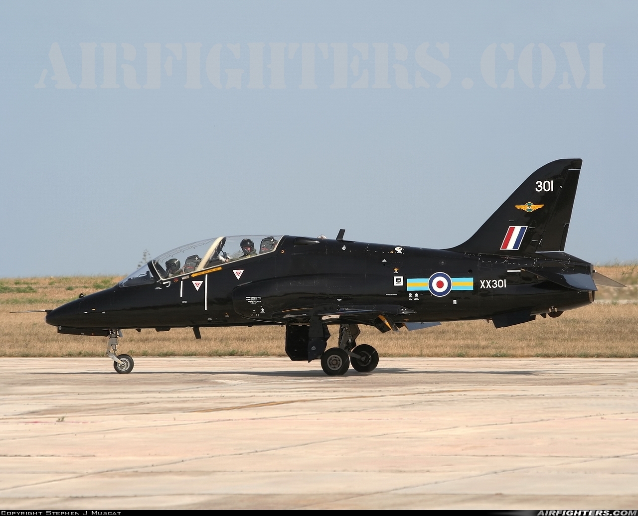 UK - Air Force British Aerospace Hawk T.1A XX301 at Luqa - Malta International (MLA / LMML), Malta