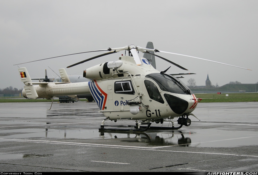 Belgium - Police MD Helicopters MD-900 Explorer G-11 at Brussels - National (Zaventem) / Melsbroek (BRU / EBBR / EBMB), Belgium