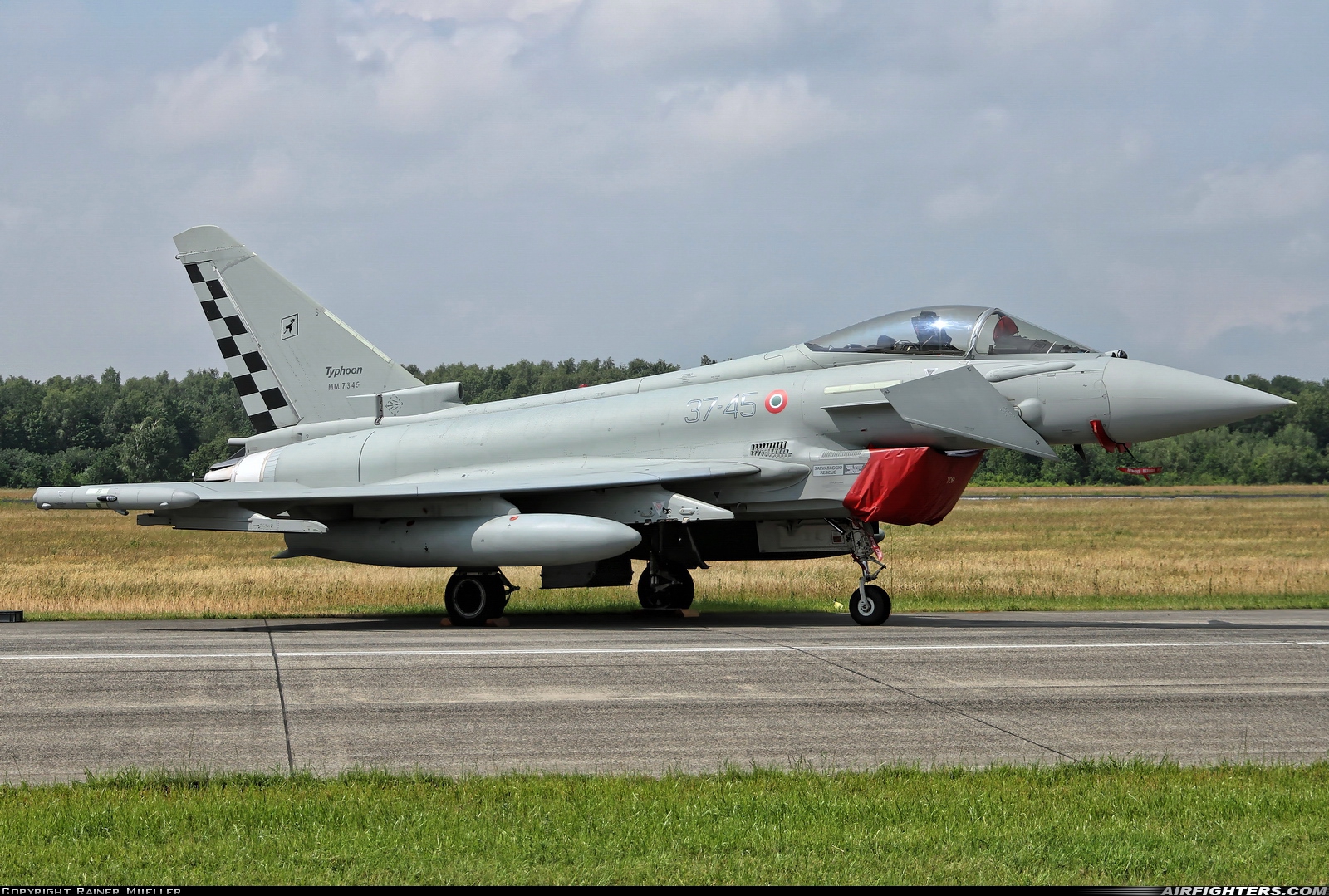 Italy - Air Force Eurofighter F-2000A Typhoon (EF-2000S) MM7345 at Leeuwarden (LWR / EHLW), Netherlands