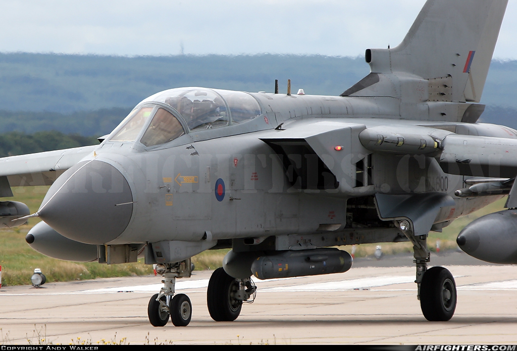 UK - Air Force Panavia Tornado GR4 ZA600 at Lossiemouth (LMO / EGQS), UK