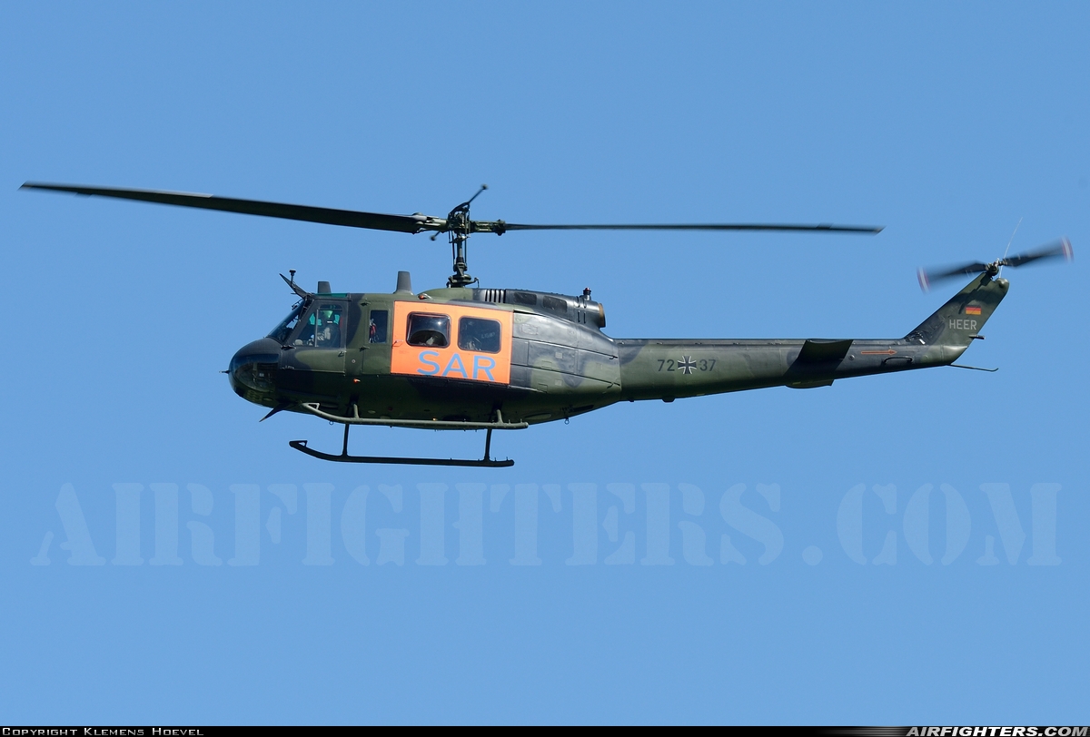 Germany - Army Bell UH-1D Iroquois (205) 72+37 at Munster / Osnabruck (- Greven) (FMO / EDDG), Germany