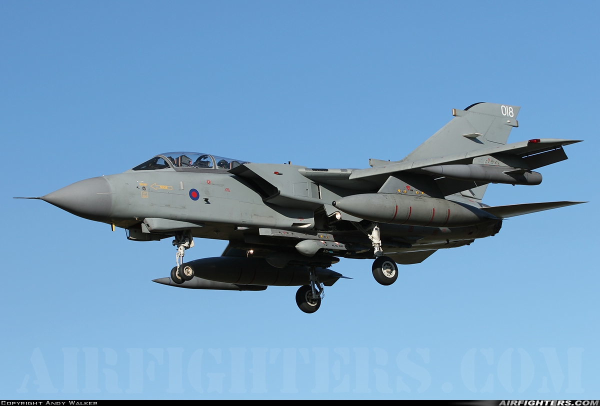 UK - Air Force Panavia Tornado GR4 ZA446 at Lossiemouth (LMO / EGQS), UK