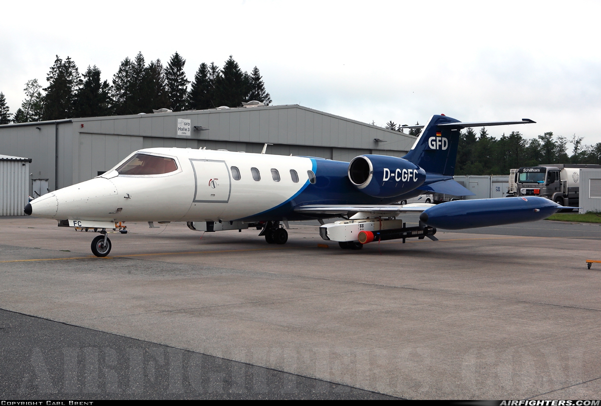 Company Owned - GFD Learjet 35A D-CGFC at Hohn (ETNH), Germany