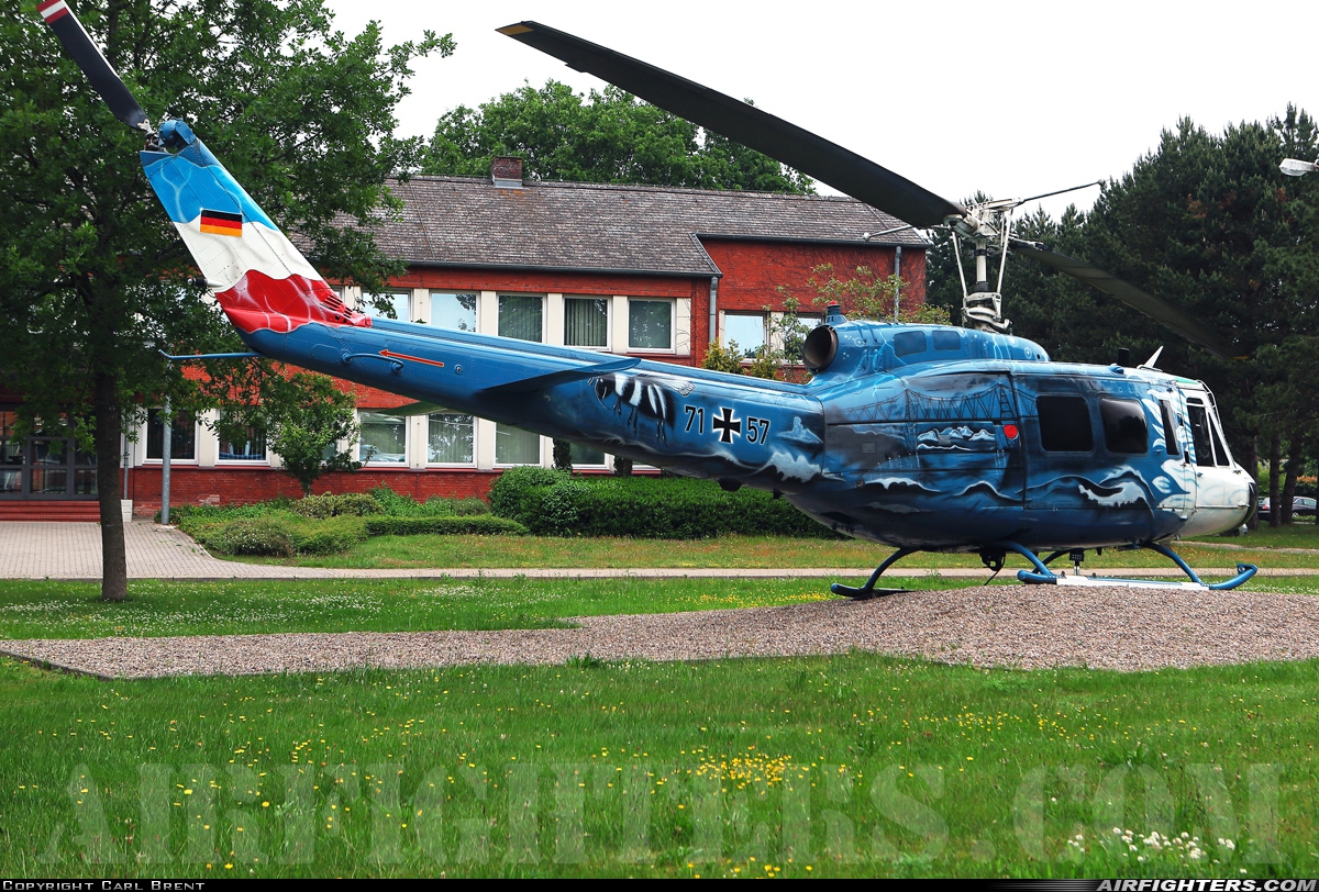 Germany - Air Force Bell UH-1D Iroquois (205) 71+57 at Off-Airport - Hohn, Germany