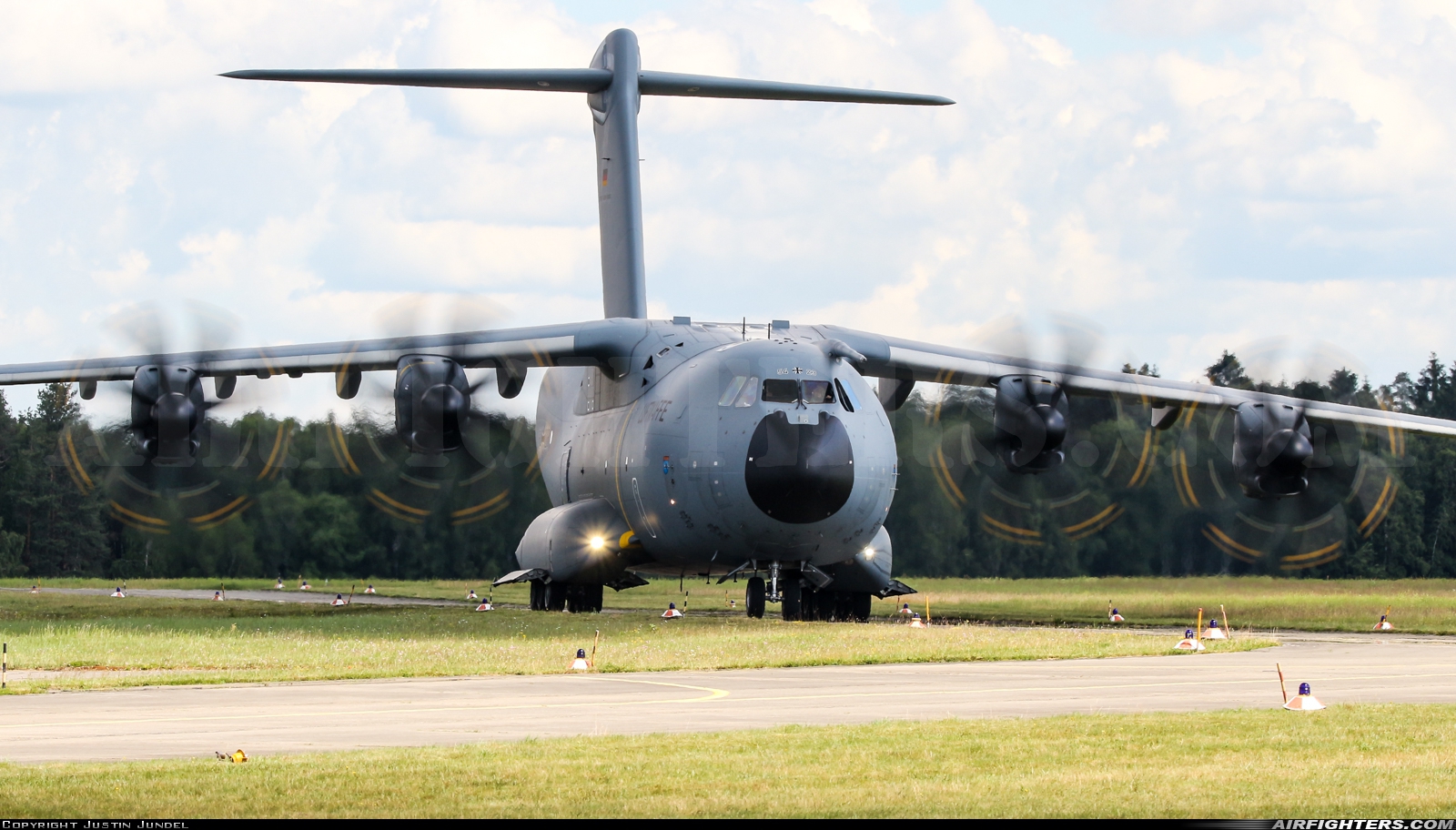 Germany - Air Force Airbus A400M-180 Atlas 54+23 at Fassberg (ETHS), Germany