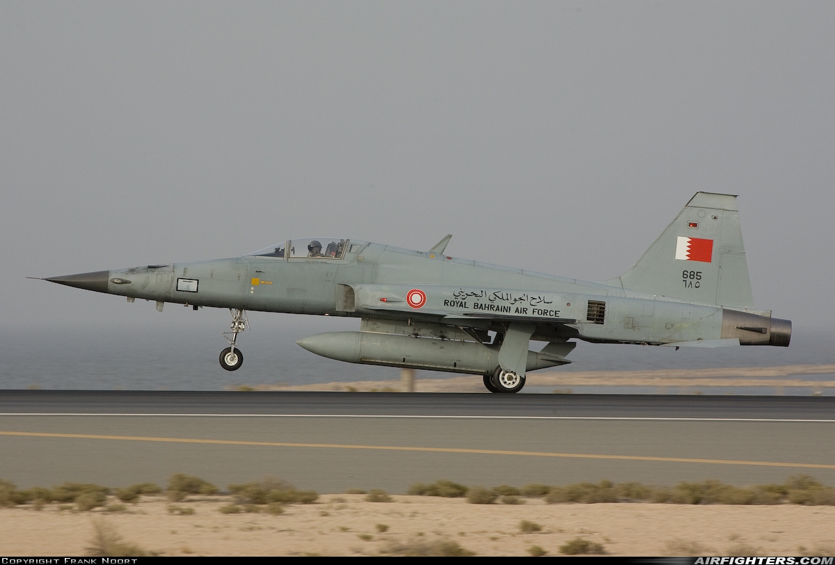 Bahrain - Air Force Northrop F-5E Tiger II 685 at Shaikh Isa Airbase (OBBS), Bahrain