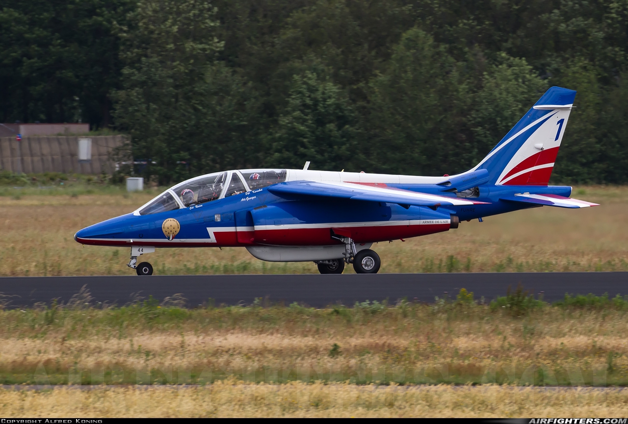 France - Air Force Dassault/Dornier Alpha Jet E E44 at Uden - Volkel (UDE / EHVK), Netherlands
