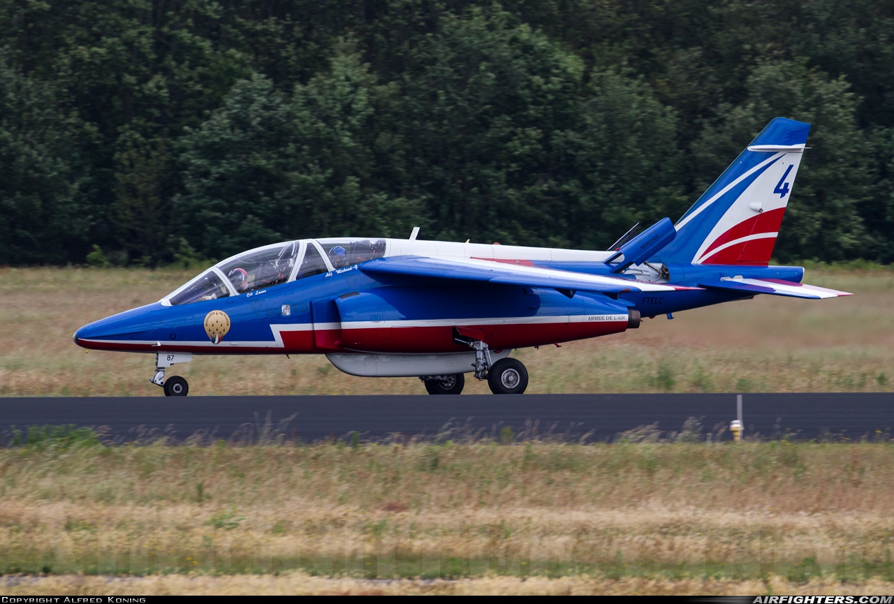 France - Air Force Dassault/Dornier Alpha Jet E E87 at Uden - Volkel (UDE / EHVK), Netherlands