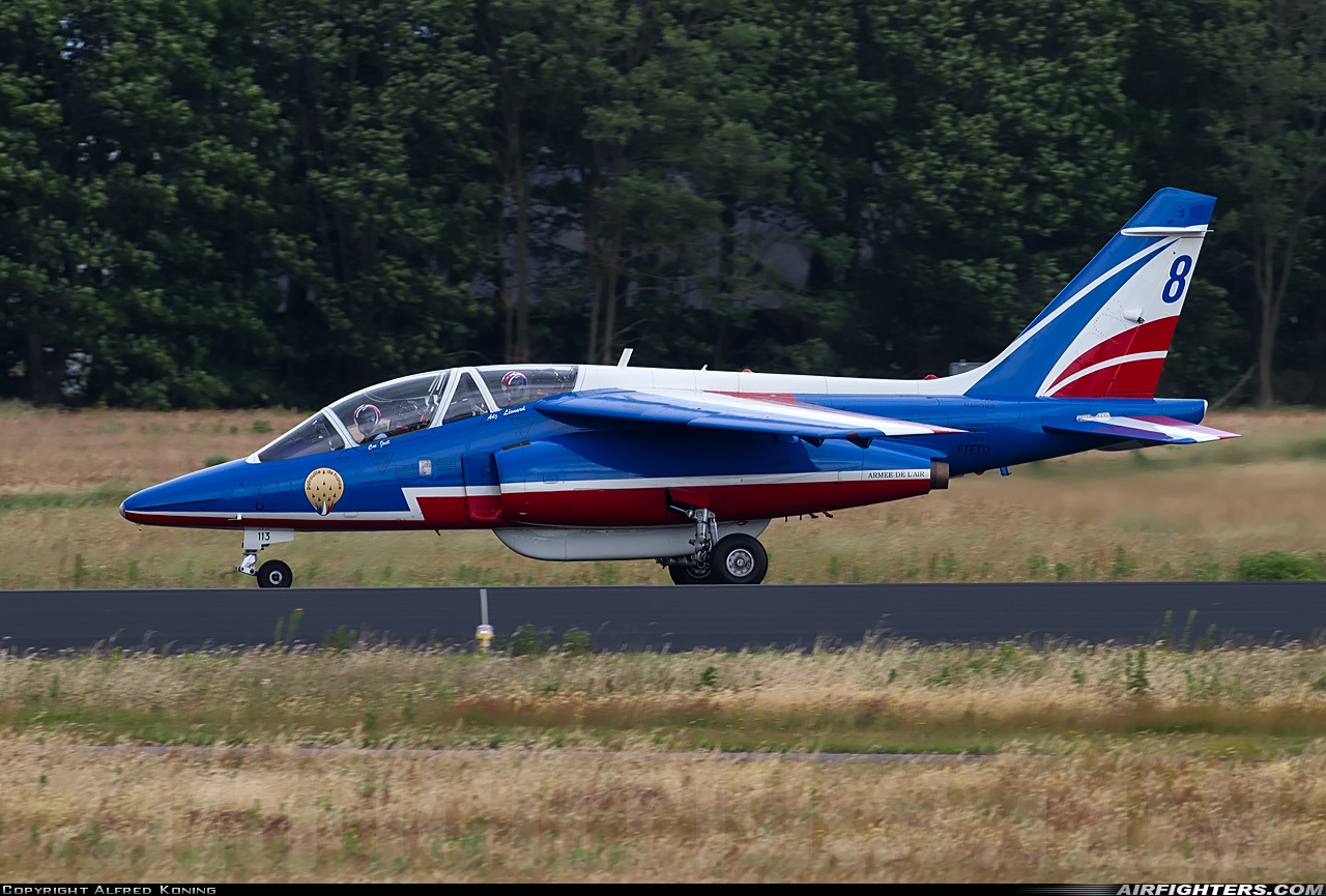 France - Air Force Dassault/Dornier Alpha Jet E E113 at Uden - Volkel (UDE / EHVK), Netherlands