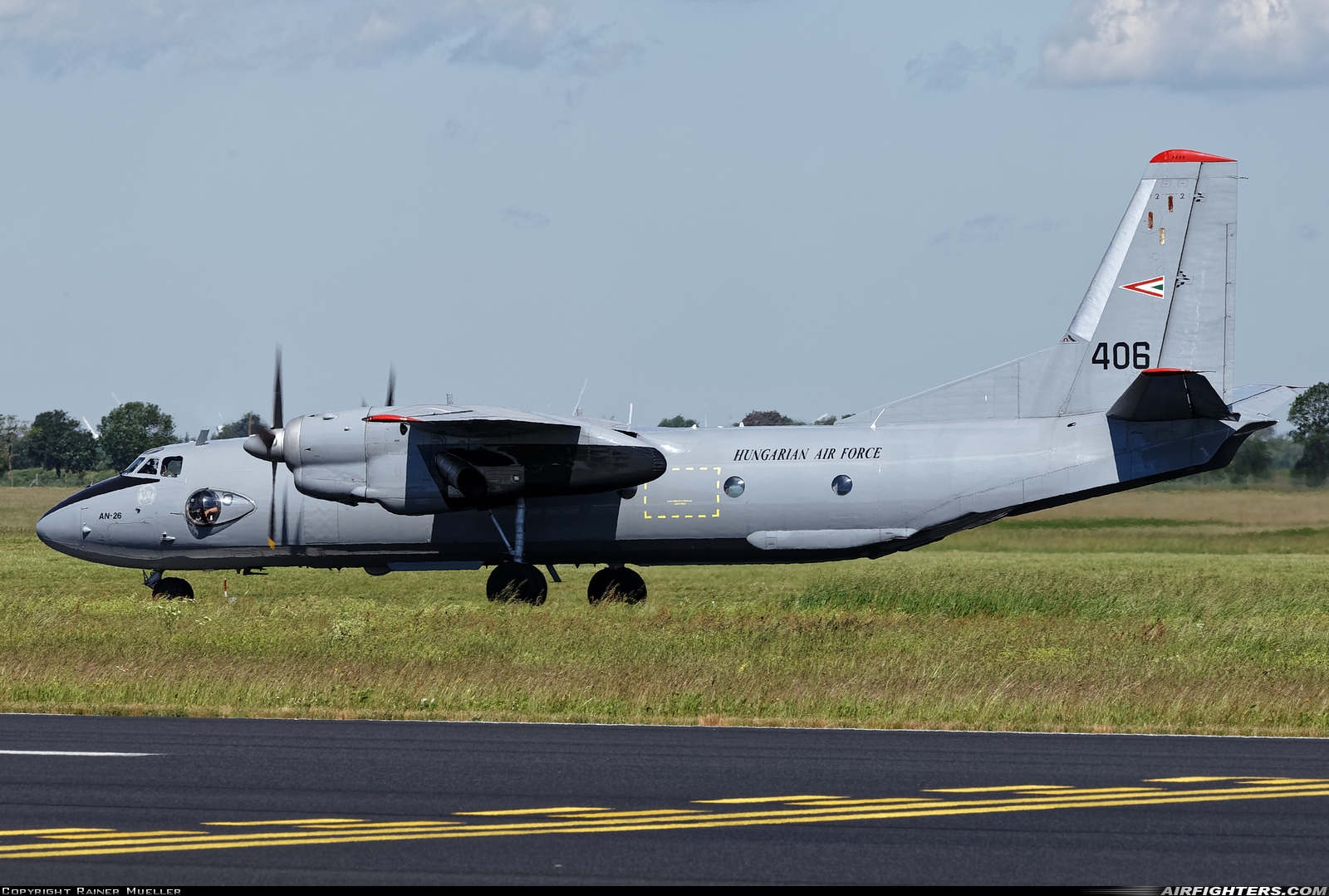 Hungary - Air Force Antonov An-26 406 at Schleswig (- Jagel) (WBG / ETNS), Germany