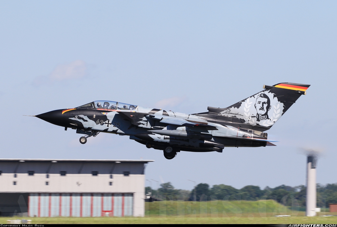 Germany - Air Force Panavia Tornado IDS 43+25 at Schleswig (- Jagel) (WBG / ETNS), Germany