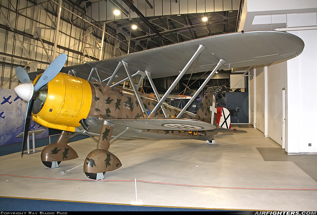 Italy - Air Force Fiat CR.42 Falco MM5701 at Off-Airport - Hendon (RAF Museum), UK
