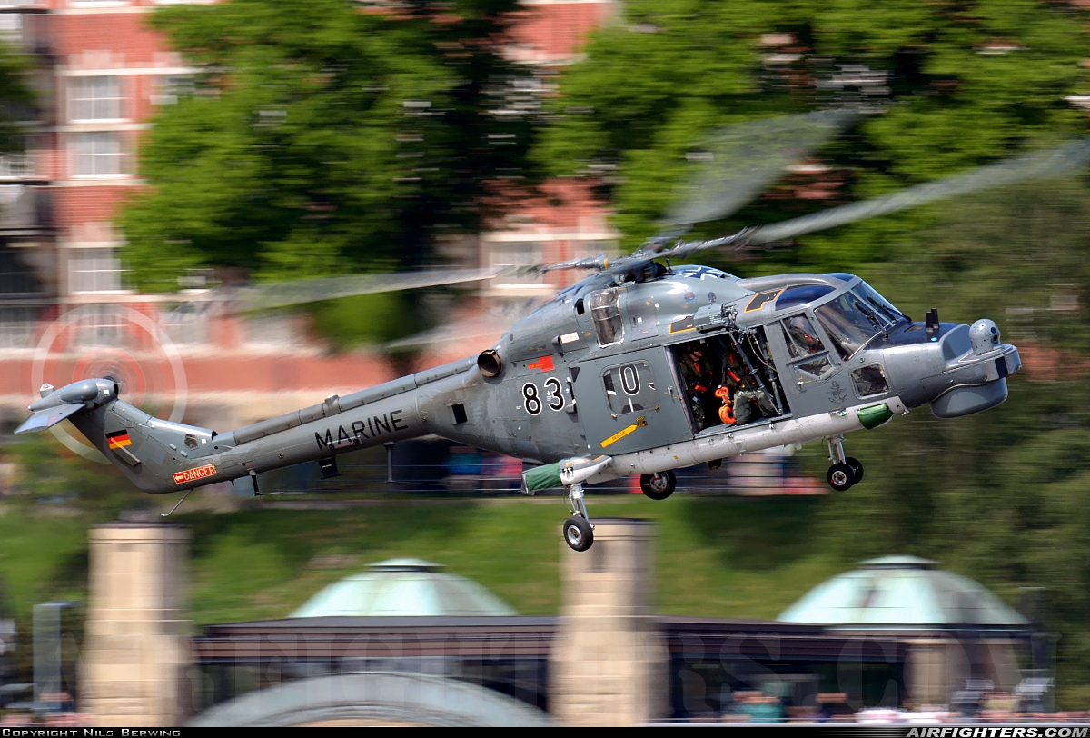 Germany - Navy Westland WG-13 Super Lynx Mk88A 83+03 at Off-Airport - Hamburg Harbour, Germany