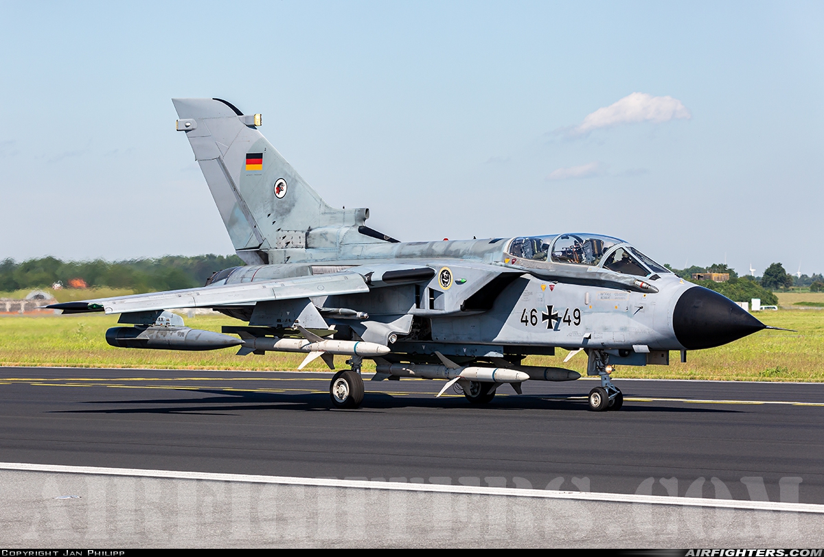 Germany - Air Force Panavia Tornado ECR 46+49 at Schleswig (- Jagel) (WBG / ETNS), Germany