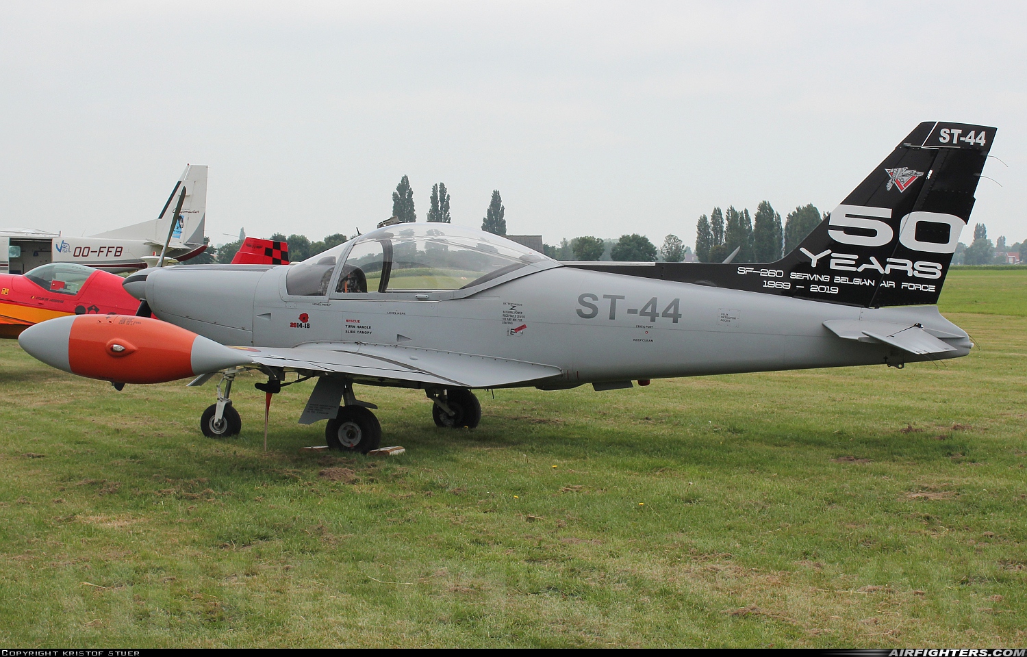 Belgium - Air Force SIAI-Marchetti SF-260D ST-44 at Moorsele (EBMO), Belgium
