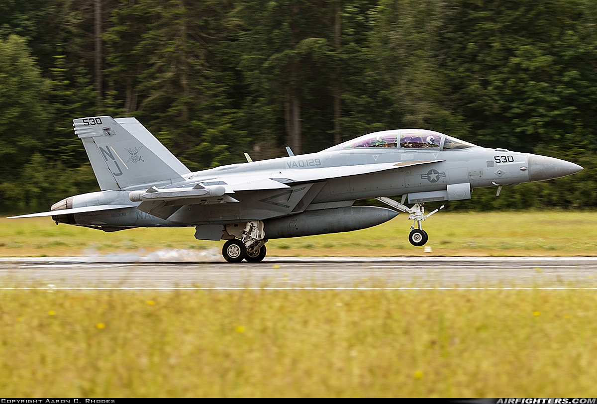 USA - Navy Boeing EA-18G Growler 166938 at Coupeville - NOLF Coupeville (NRA / KNRA), USA