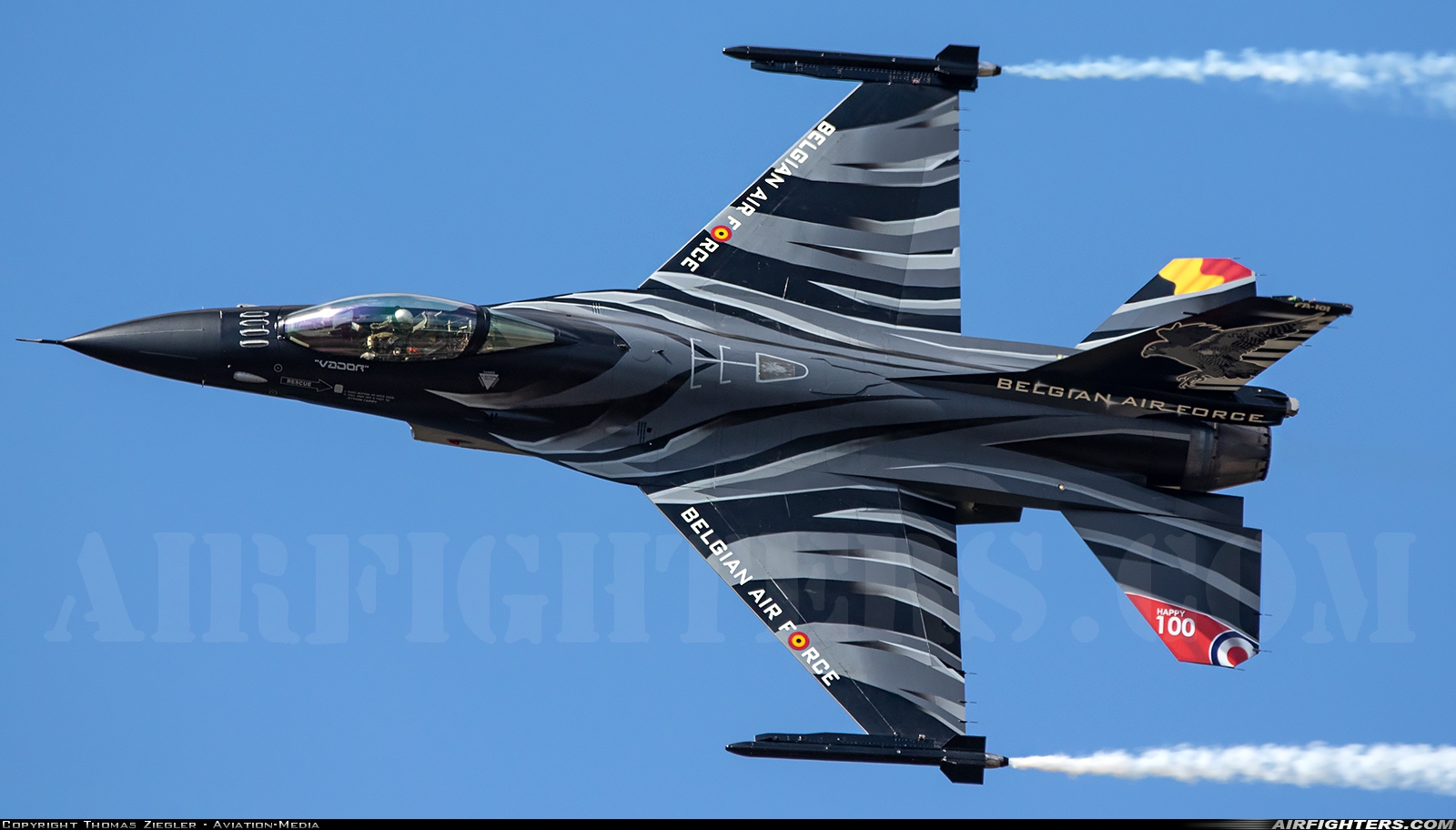 Belgium - Air Force General Dynamics F-16AM Fighting Falcon FA-101 at Fairford (FFD / EGVA), UK