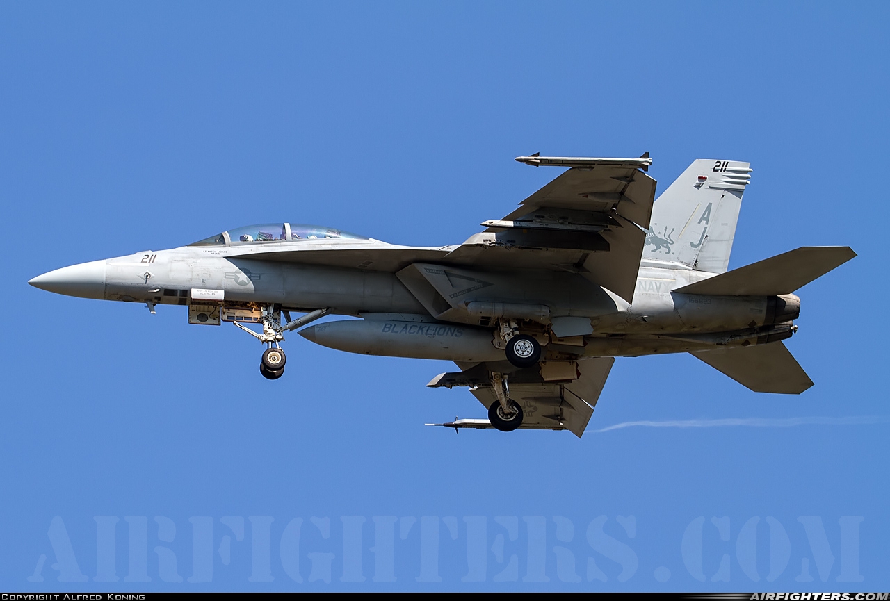 USA - Navy Boeing F/A-18F Super Hornet 166623 at Virginia Beach - Oceana NAS / Apollo Soucek Field (NTU / KNTU), USA