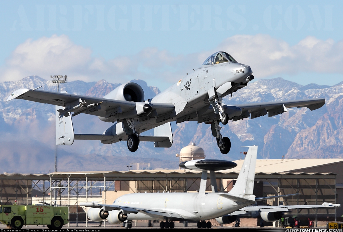 USA - Air Force Fairchild OA-10A Thunderbolt II 80-0229 at Las Vegas - Nellis AFB (LSV / KLSV), USA
