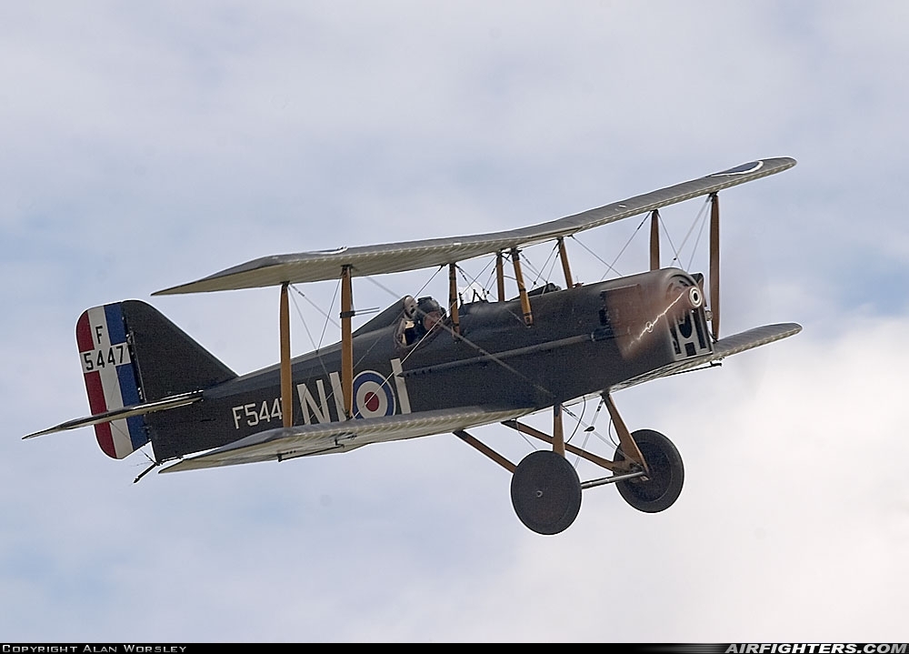 Private Royal Aircraft Factory SE.5a (Replica) G-BKER at Leuchars (St. Andrews) (ADX / EGQL), UK
