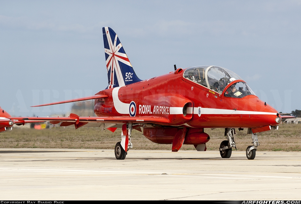 UK - Air Force British Aerospace Hawk T.1 XX244 at Luqa - Malta International (MLA / LMML), Malta