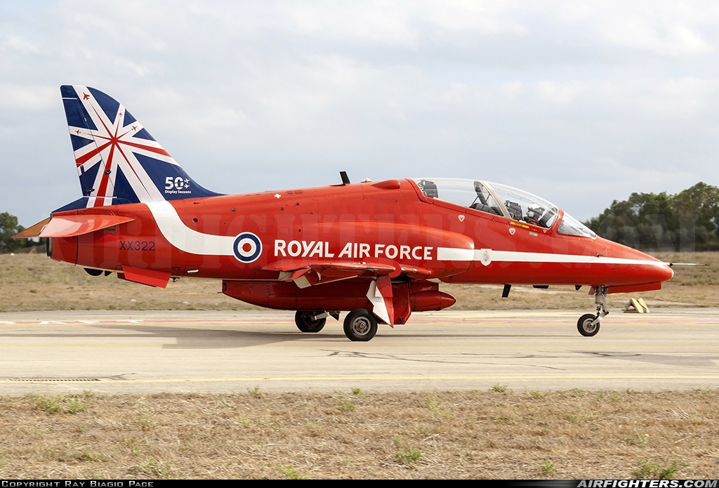 UK - Air Force British Aerospace Hawk T.1A XX322 at Luqa - Malta International (MLA / LMML), Malta
