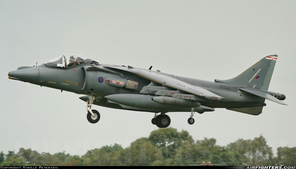 UK - Air Force British Aerospace Harrier GR.9 ZG503 at Coningsby (EGXC), UK