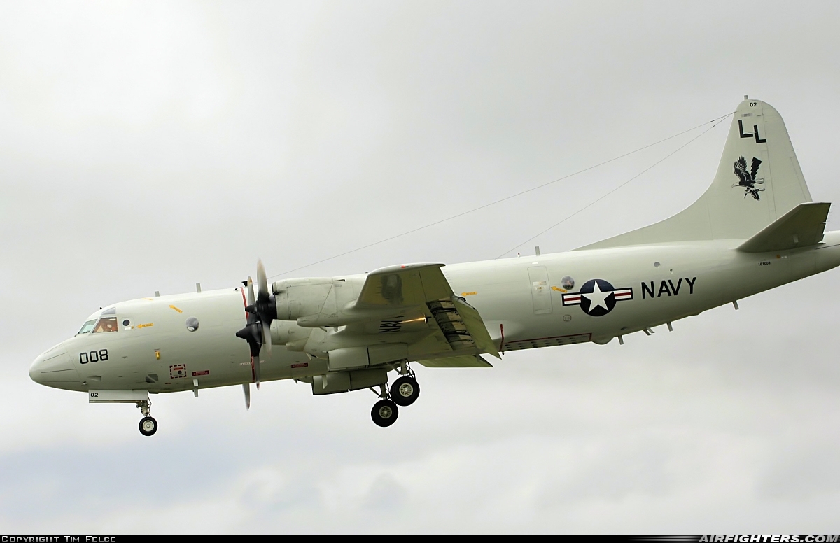 USA - Navy Lockheed P-3C Orion 161008 at Fairford (FFD / EGVA), UK