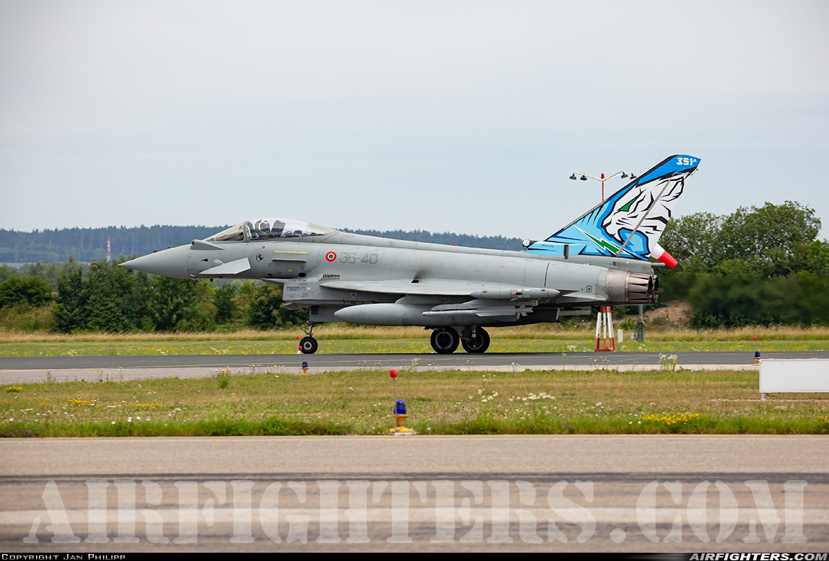 Italy - Air Force Eurofighter F-2000A Typhoon (EF-2000S) MM7322 at Neuburg - Zell (ETSN), Germany