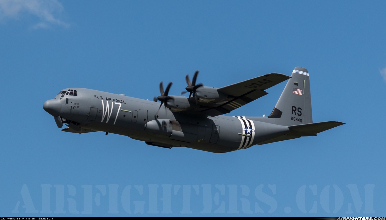 USA - Air Force Lockheed Martin C-130J-30 Hercules (L-382) 16-5840 at Cherbourg - Maupertus (LFRC), France