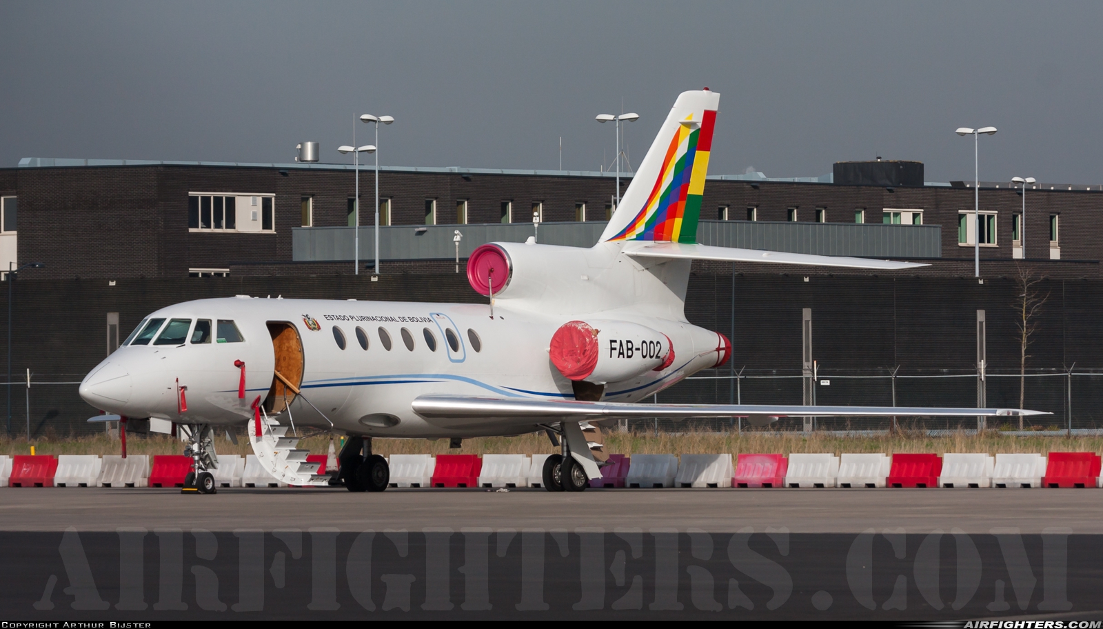 Bolivia - Air Force Dassault Falcon 50EX FAB-002 at Rotterdam (- Zestienhoven) (RTM / EHRD), Netherlands