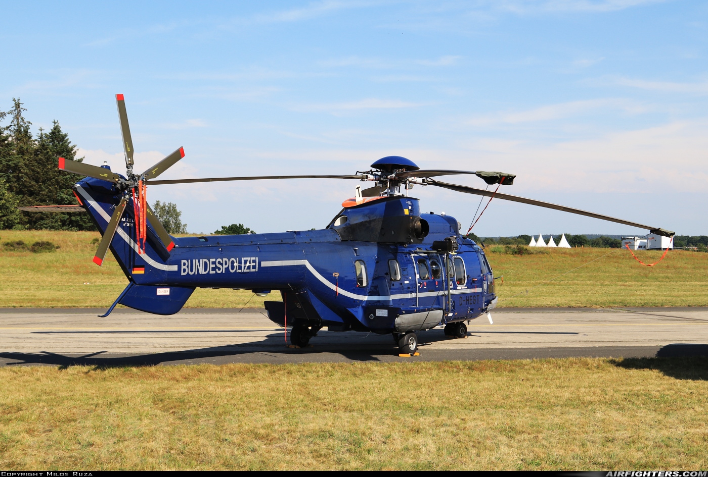 Germany - Bundespolizei Aerospatiale AS-332L1 Super Puma D-HEGT at Nordholz (- Cuxhaven) (NDZ / ETMN), Germany