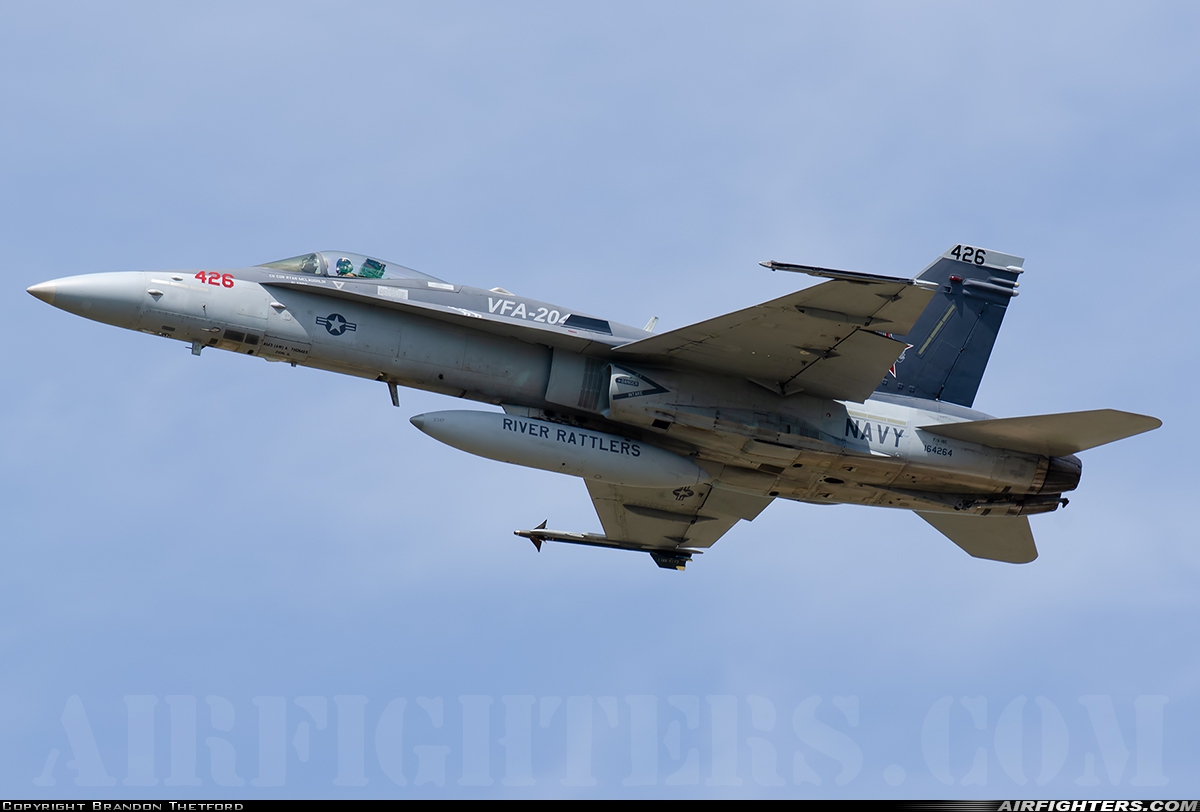 USA - Navy McDonnell Douglas F/A-18C Hornet 164264 at Fort Worth - Alliance (AFW / KAFW), USA