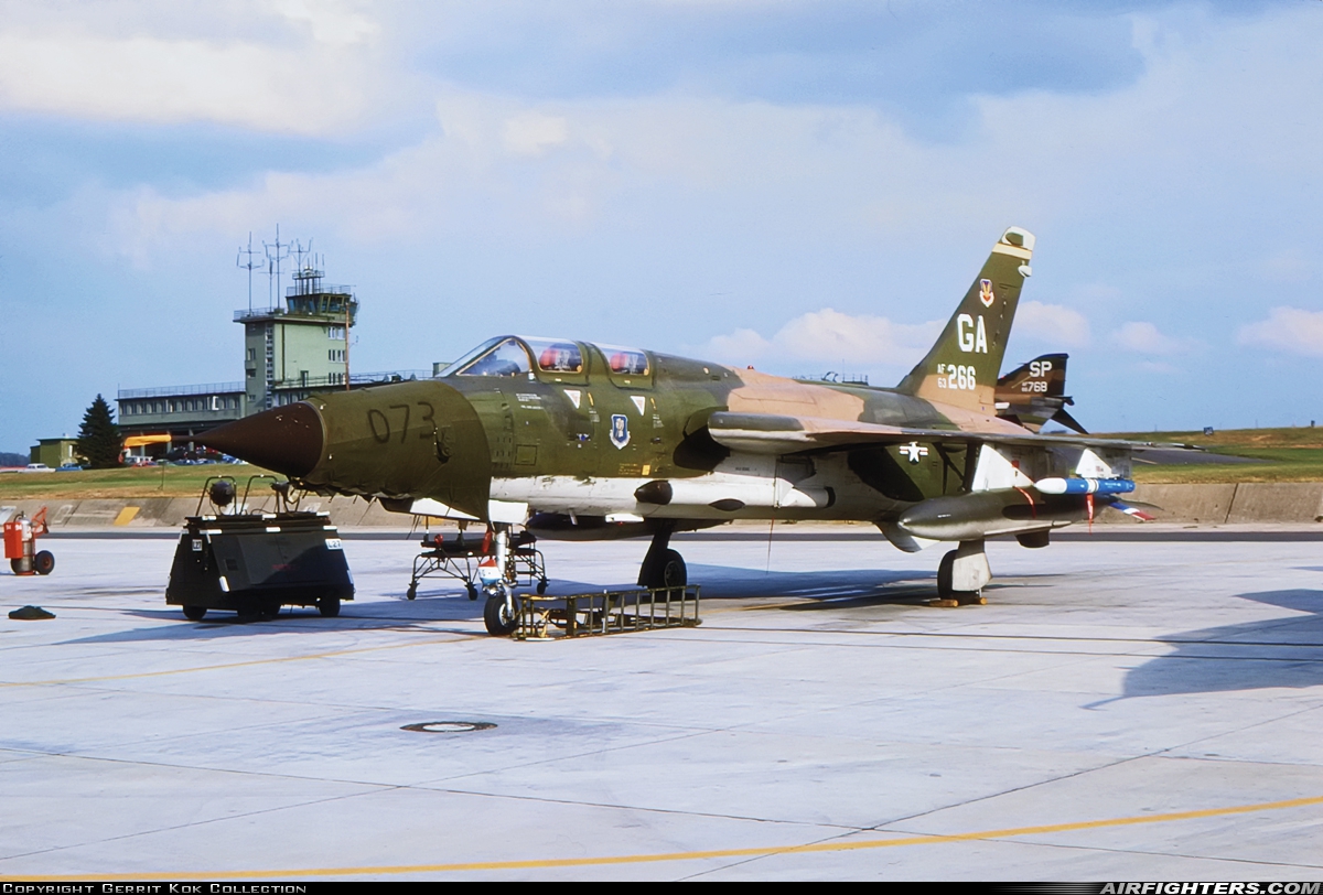 USA - Air Force Republic F-105G Thunderchief 63-8266 at Spangdahlem (SPM / ETAD), Germany