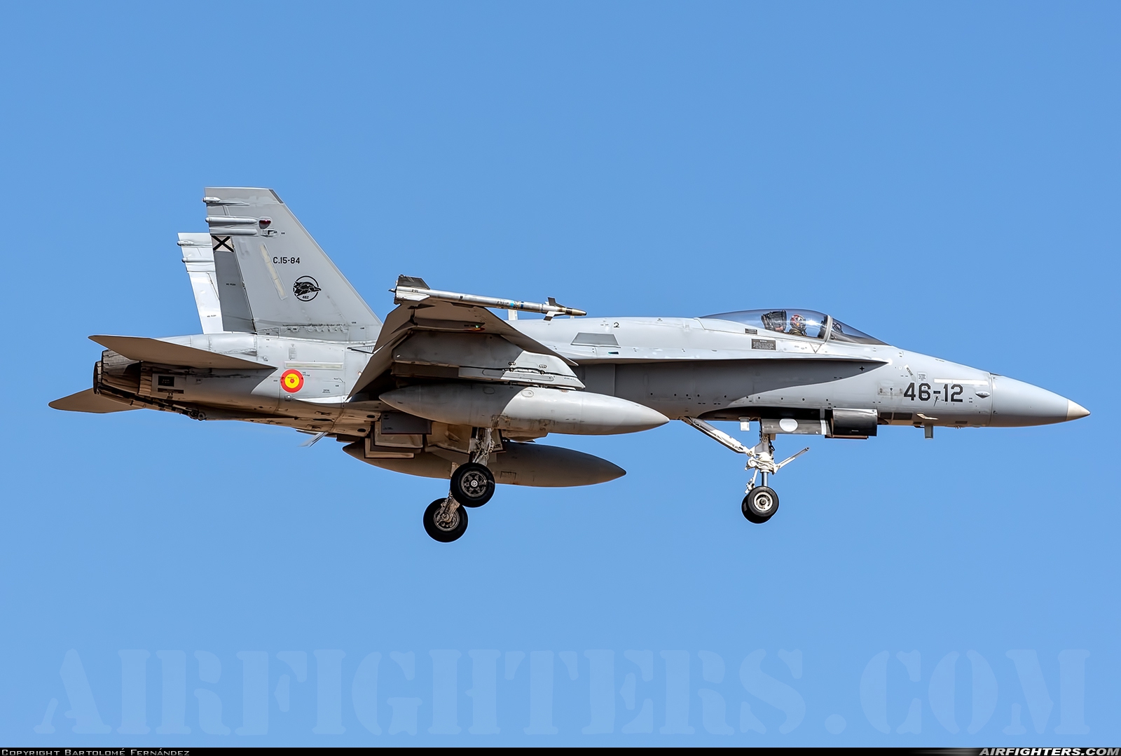 Spain - Air Force McDonnell Douglas F/A-18A+ Hornet C.15-84 at Gran Canaria (- Las Palmas / Gando) (LPA / GCLP), Spain