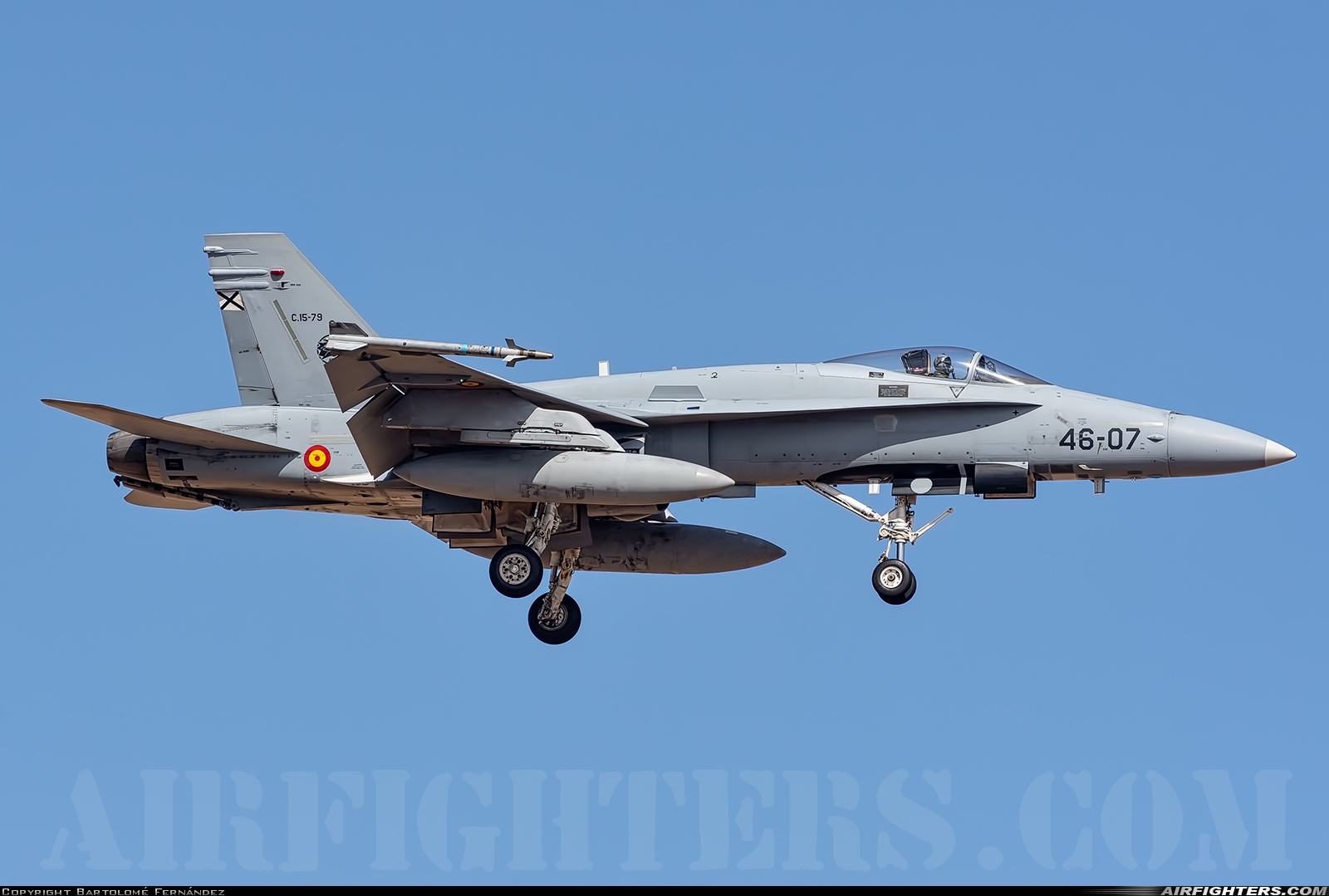 Spain - Air Force McDonnell Douglas F/A-18A+ Hornet C.15-79 at Gran Canaria (- Las Palmas / Gando) (LPA / GCLP), Spain