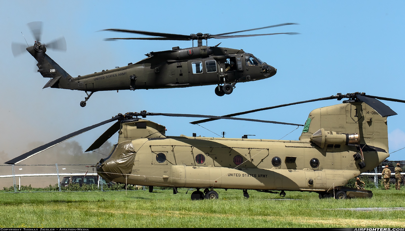 USA - Army Sikorsky UH-60M Black Hawk (S-70A) 10-20281 at Off-Airport - Carentan, France