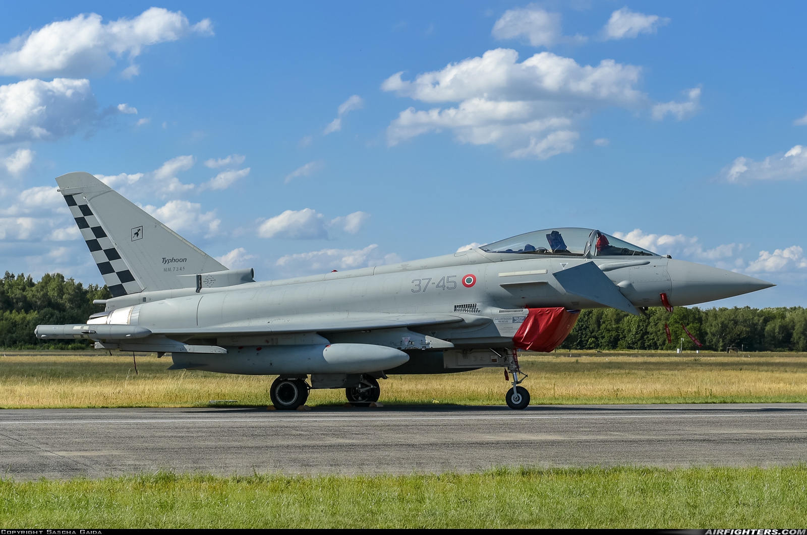 Italy - Air Force Eurofighter F-2000A Typhoon (EF-2000S) MM7345 at Uden - Volkel (UDE / EHVK), Netherlands
