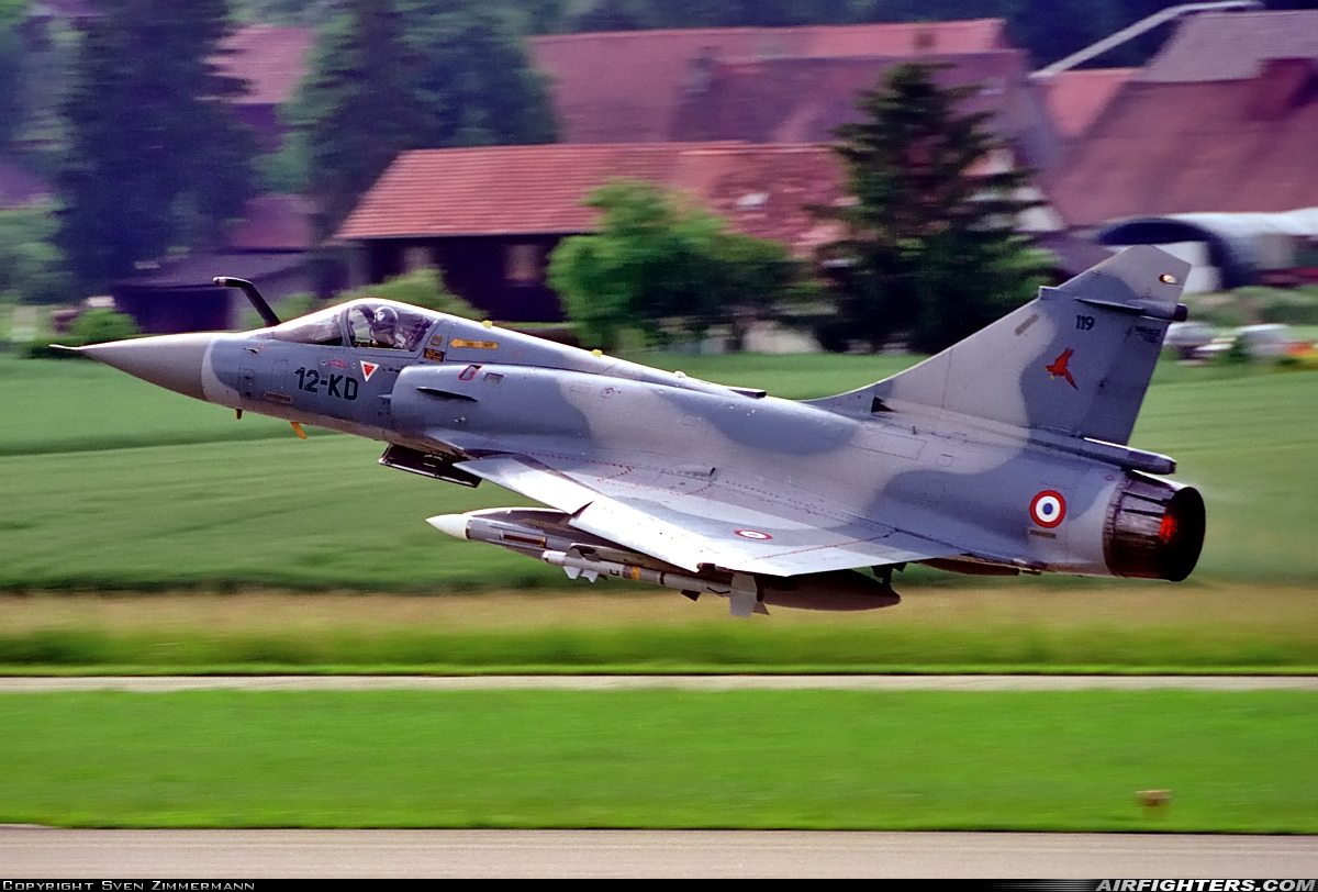 France - Air Force Dassault Mirage 2000C 119 at Payerne (LSMP), Switzerland