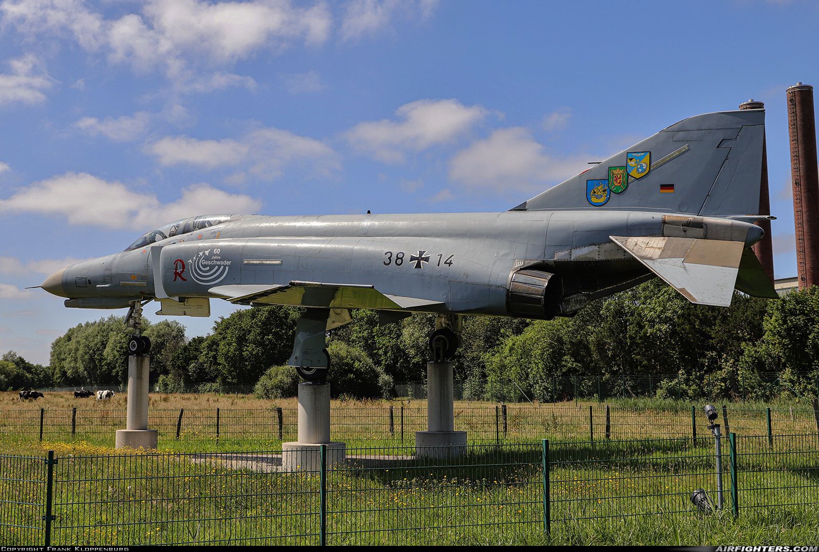 Germany - Air Force McDonnell Douglas F-4F Phantom II 38+14 at Off-Airport - Wittmund, Germany