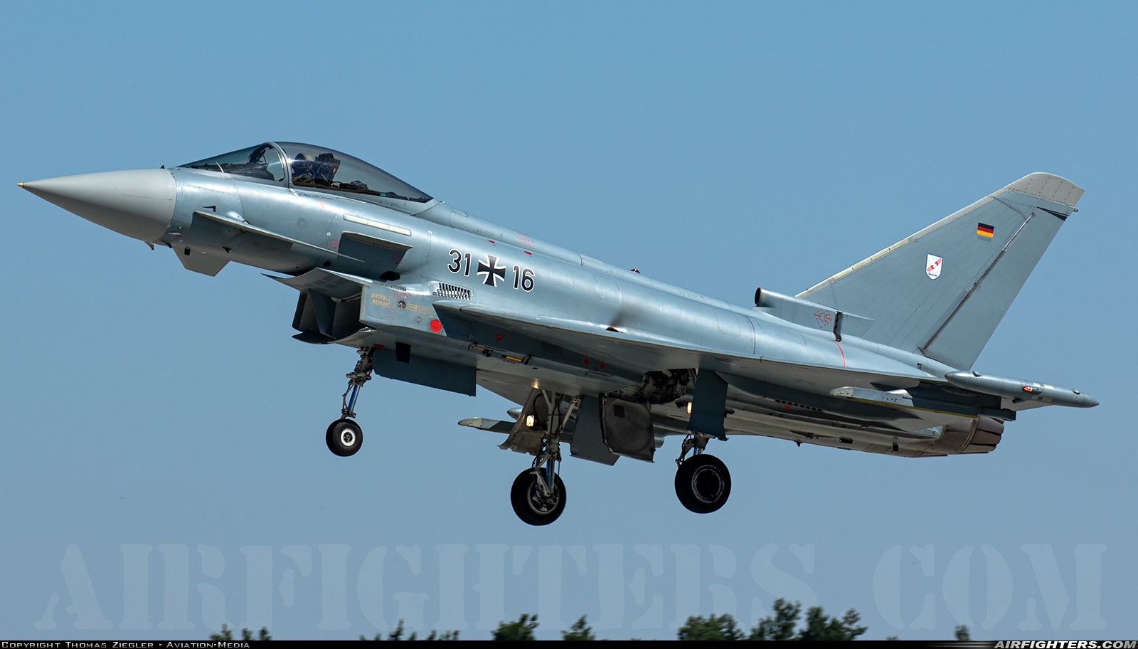 Germany - Air Force Eurofighter EF-2000 Typhoon S 31+16 at Ingolstadt - Manching (ETSI), Germany
