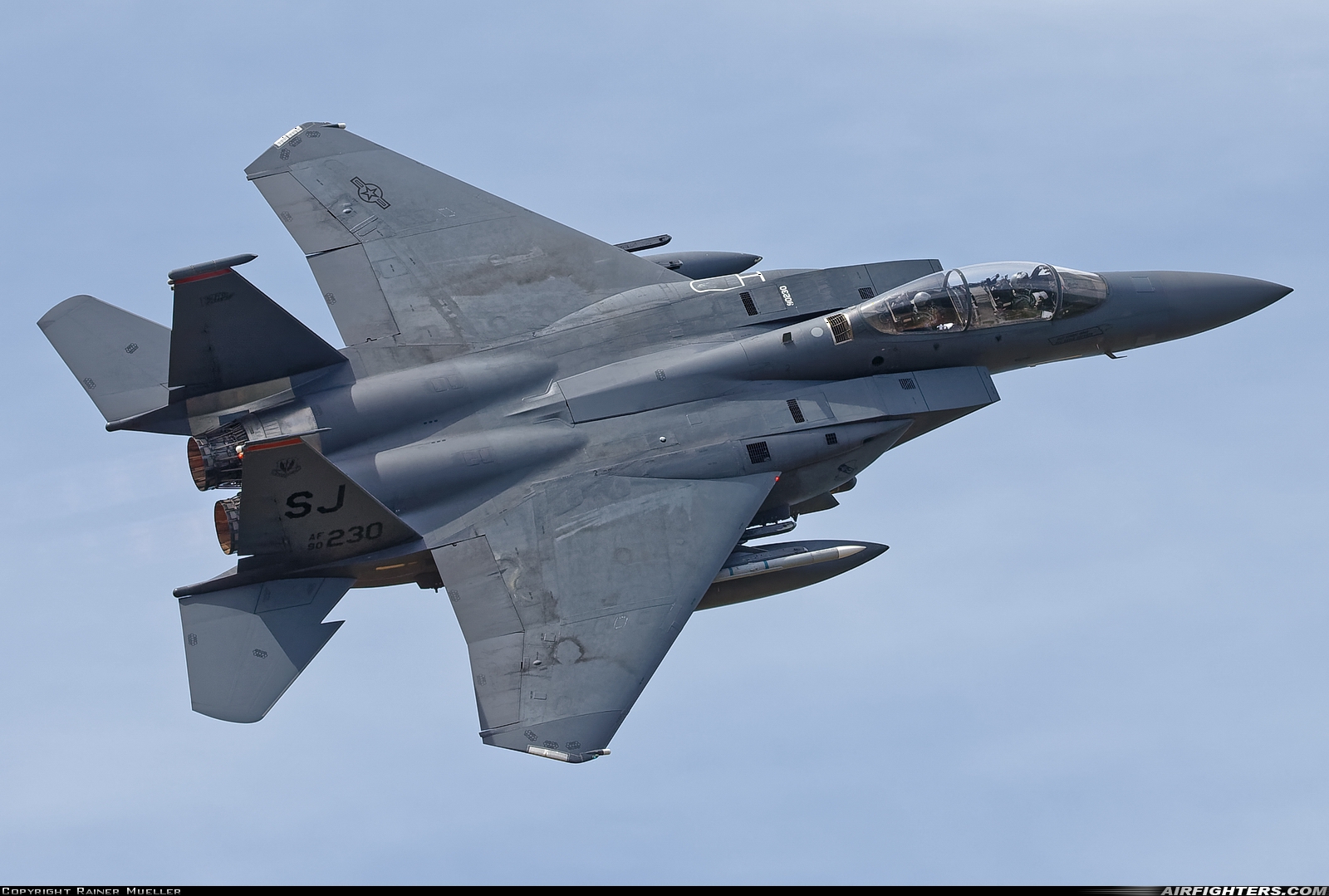 USA - Air Force McDonnell Douglas F-15E Strike Eagle 90-0230 at Spangdahlem (SPM / ETAD), Germany