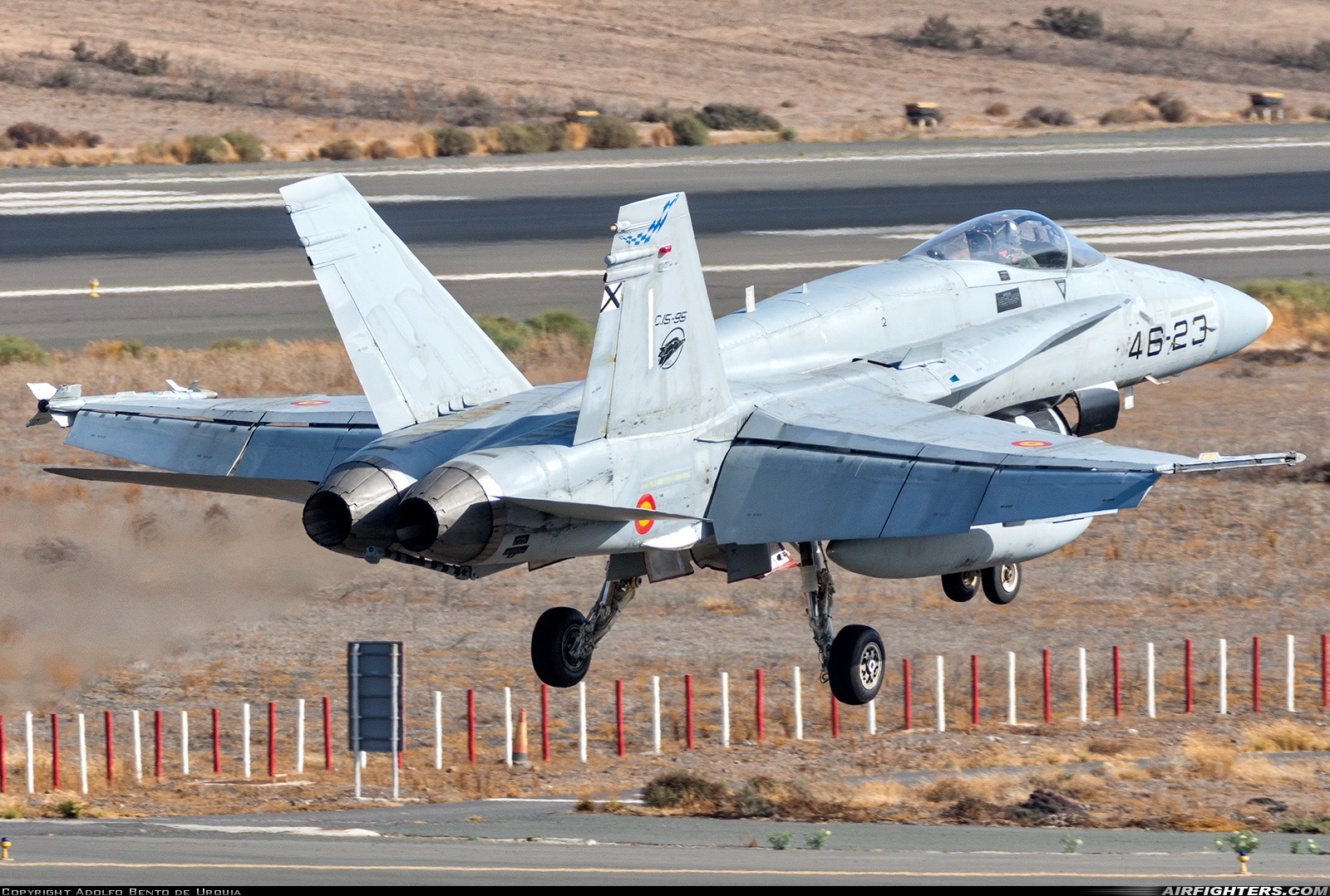 Spain - Air Force McDonnell Douglas F/A-18A+ Hornet C.15-95 at Gran Canaria (- Las Palmas / Gando) (LPA / GCLP), Spain
