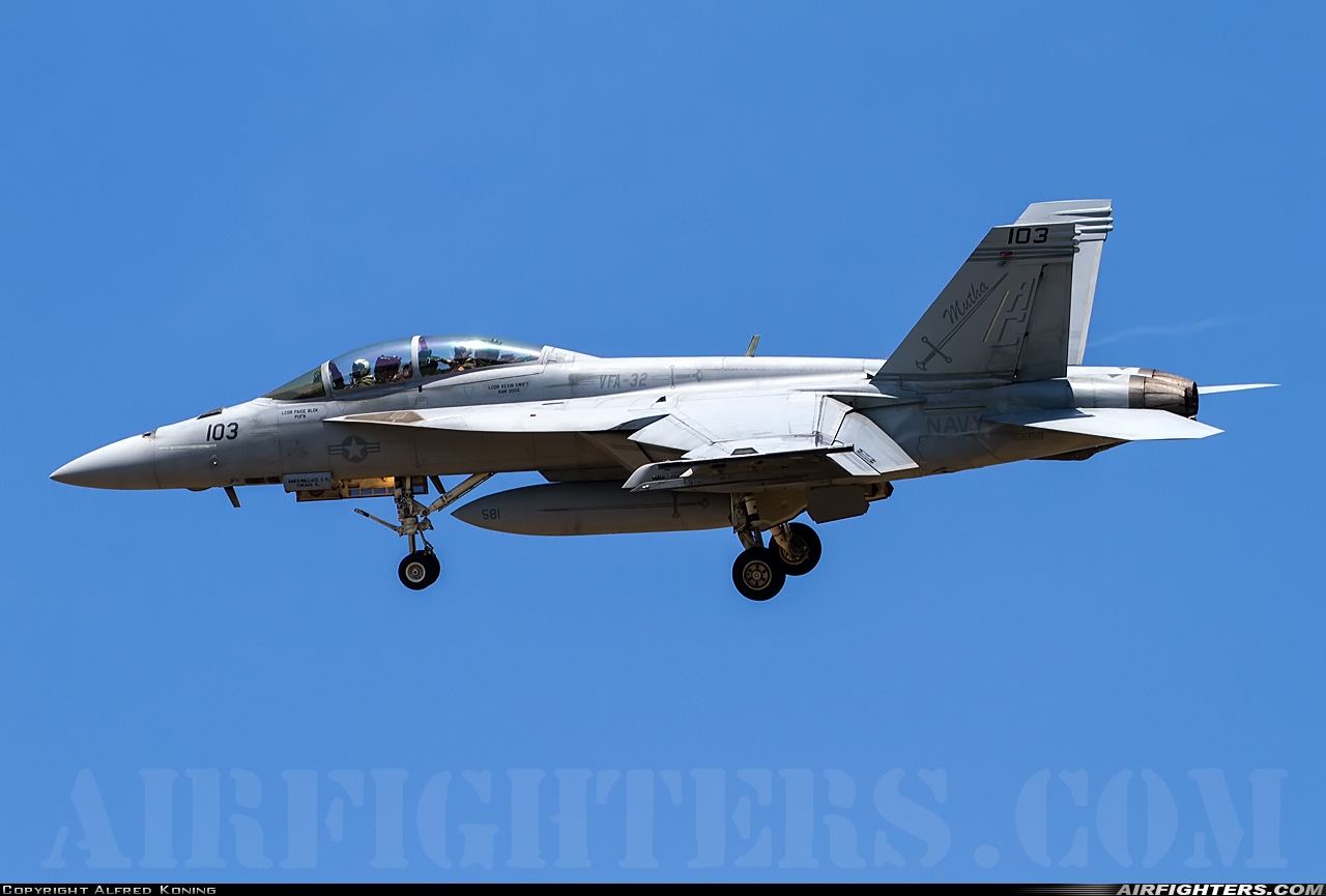 USA - Navy Boeing F/A-18F Super Hornet 166618 at Virginia Beach - Oceana NAS / Apollo Soucek Field (NTU / KNTU), USA