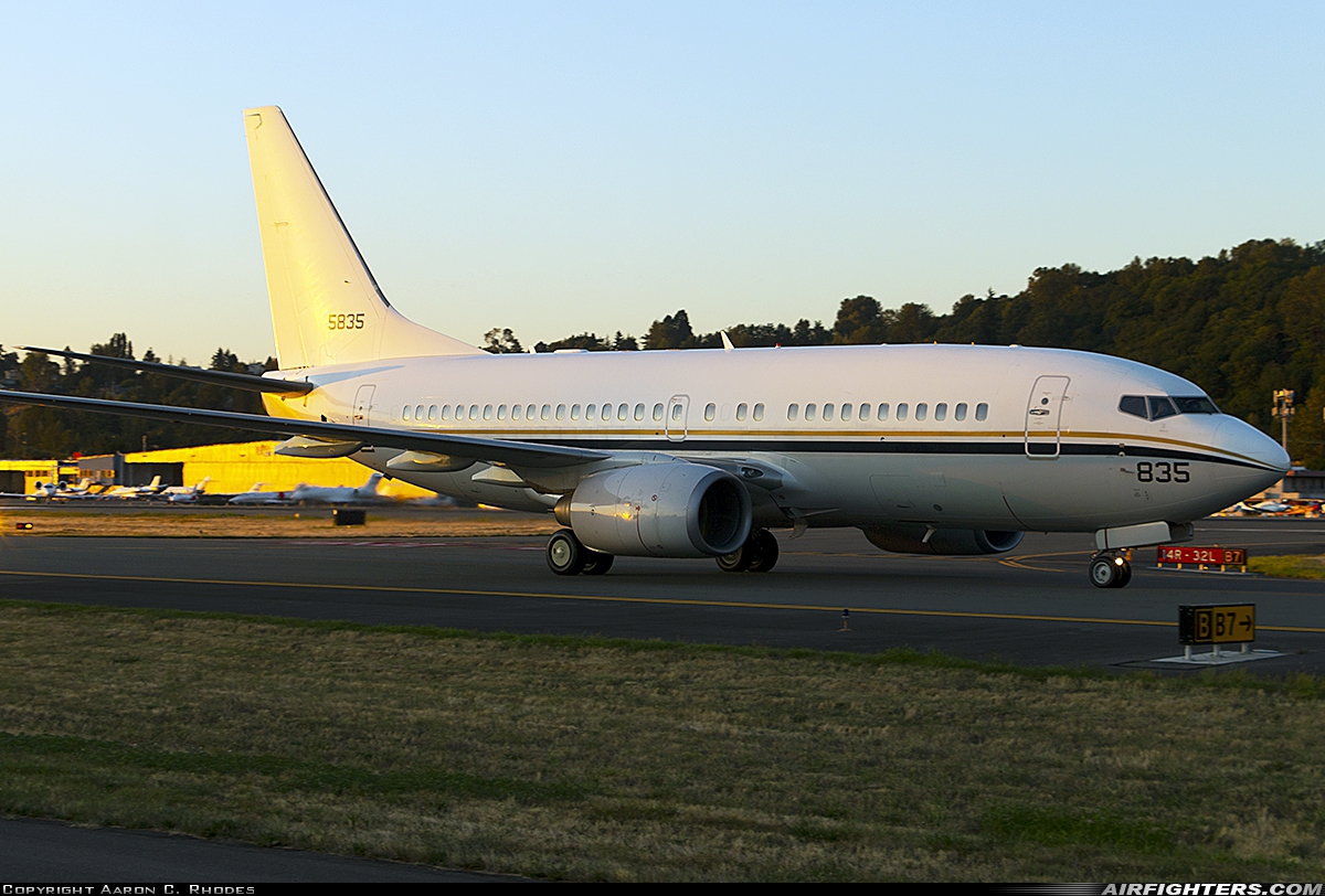 USA - Navy Boeing C-40A Clipper (737-7AFC) 165835 at Seattle - Boeing Field / King County Int. (BFI / KBFI), USA